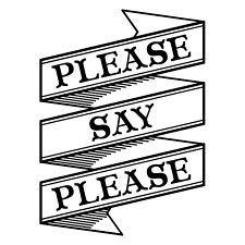 Please Say Please logo